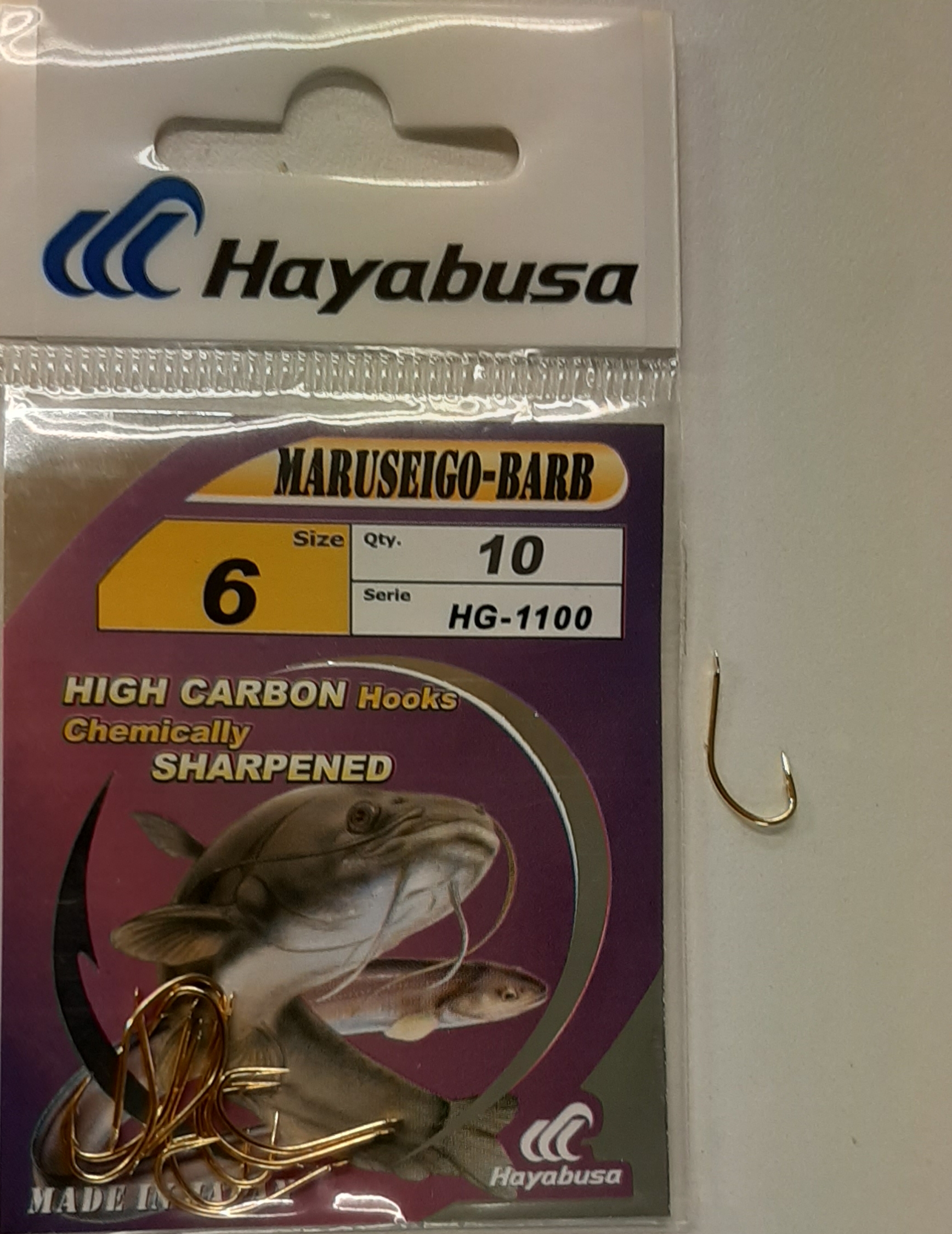 Kabliukai Hayabusa MARUSEIGO-BARB HG-1100