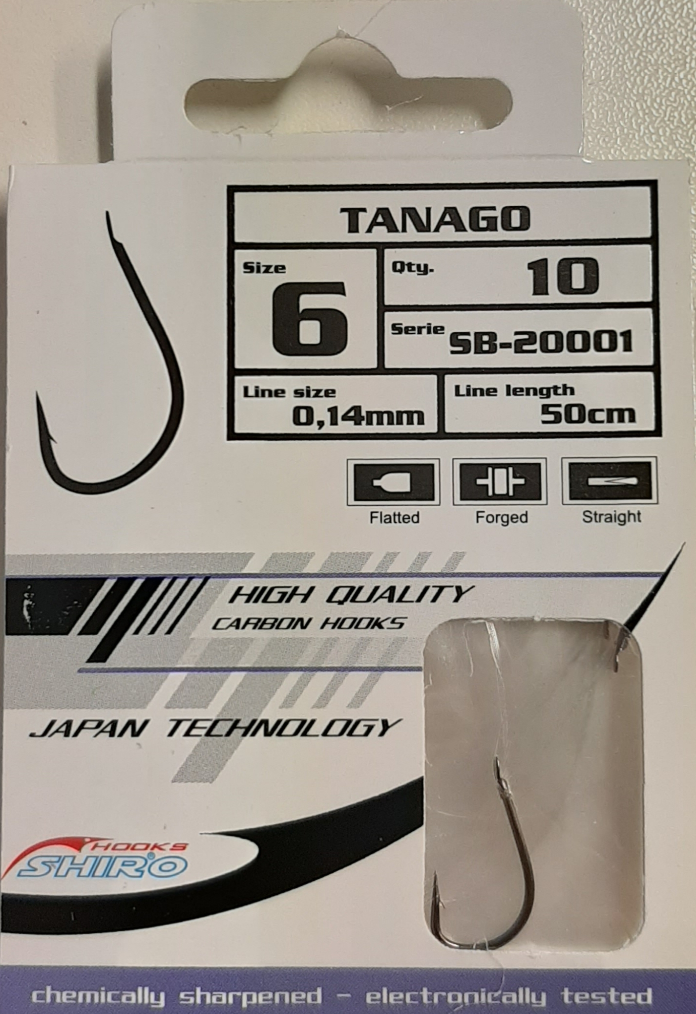 Kabliukai su pavadėliais Shiro TANAGO SB-20001