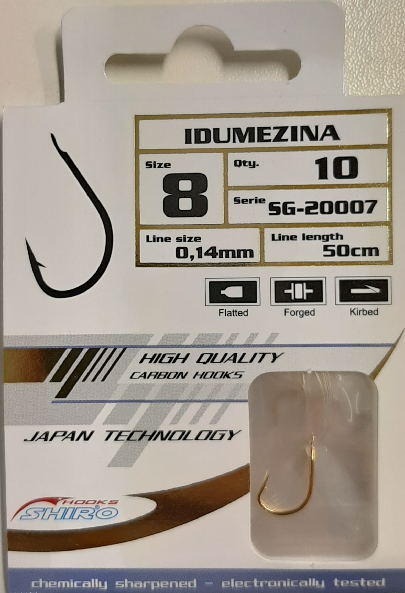 Kabliukai su pavadėliais Shiro IDUMEZINA SG-20007