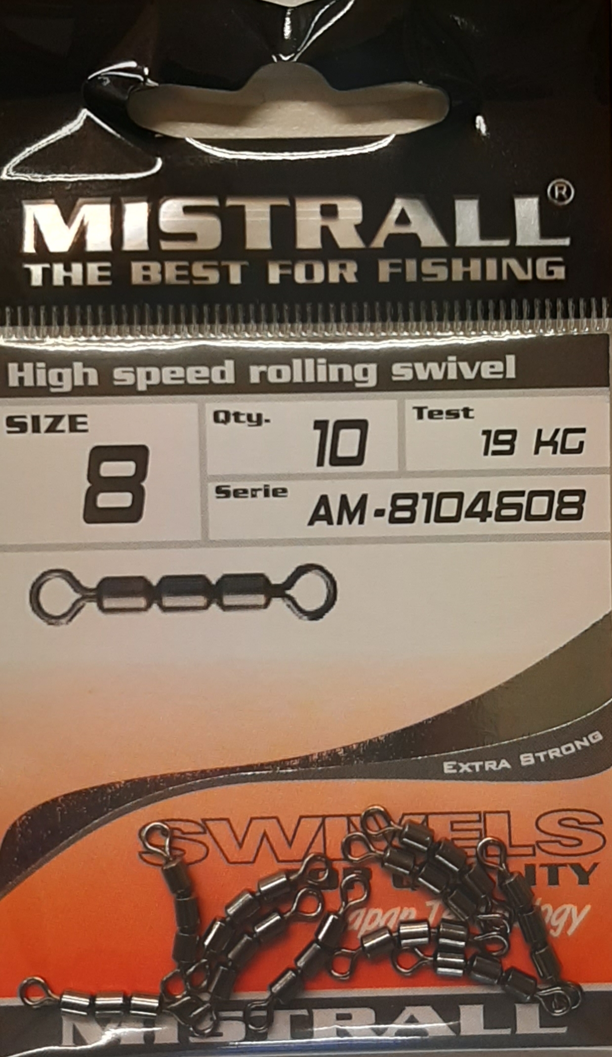 Suktukas Mistrall High Speed Rolling Swivel
