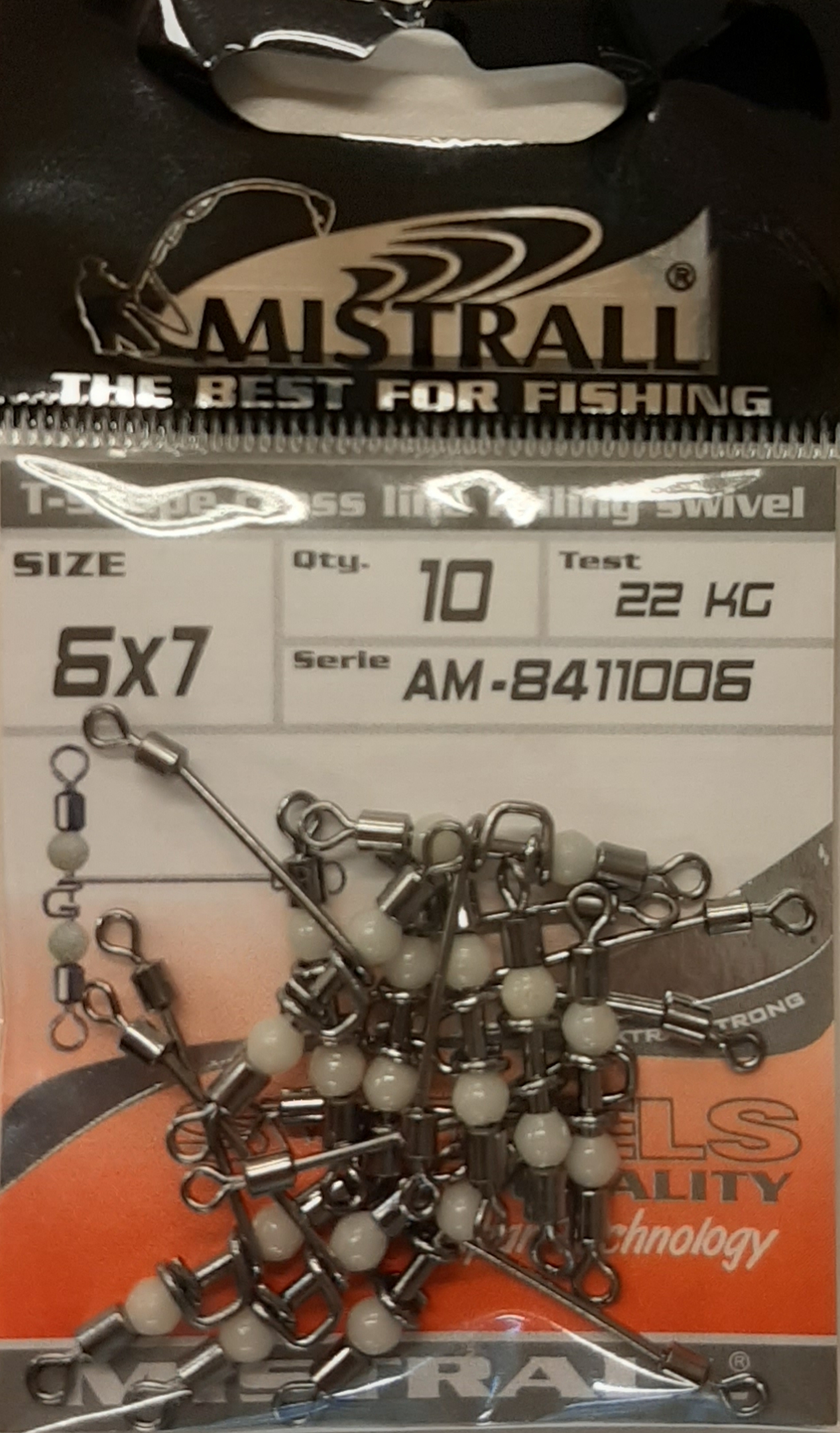 Suktukai Mistrall T-Shape Cross Line Rolling Swivel