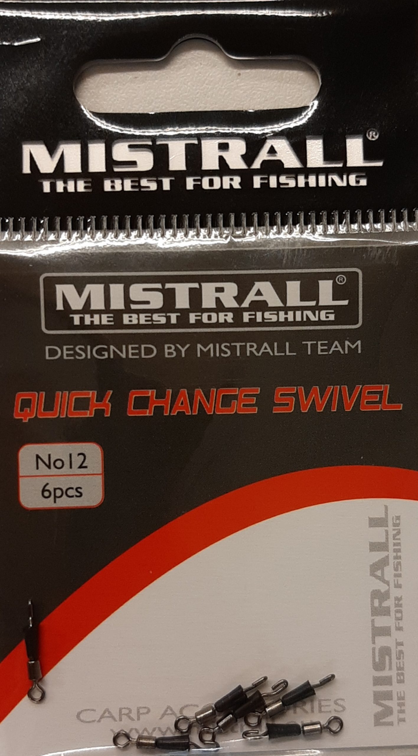 Suktukai su karabinu greitam pakeitimui Mistrall Quick Change Swivel