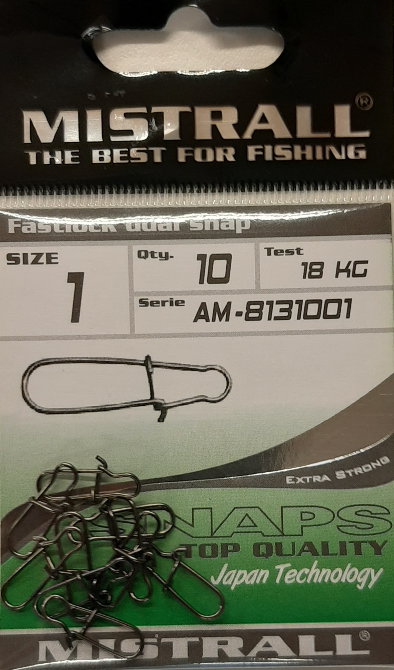 Karabinai Mistrall Fastlock Snap