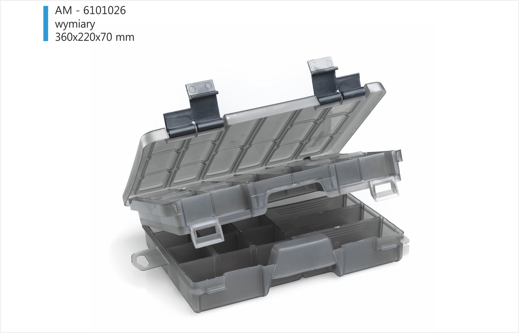 Dėžė 2 skyrių Mistrall AM-6101026