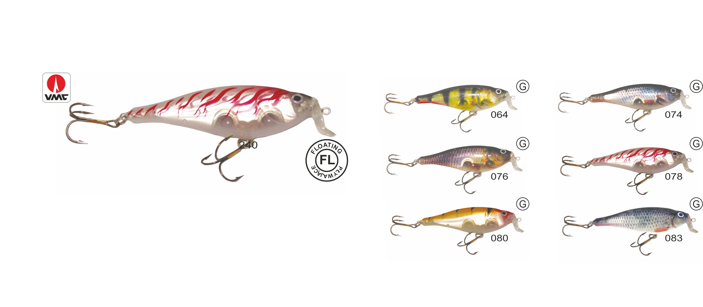 Vobleris HRT Shad Z Floater 10cm
