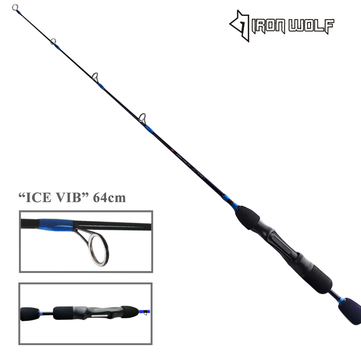 Žieminė meškerė IRON WOLF ICE VIB 64cm