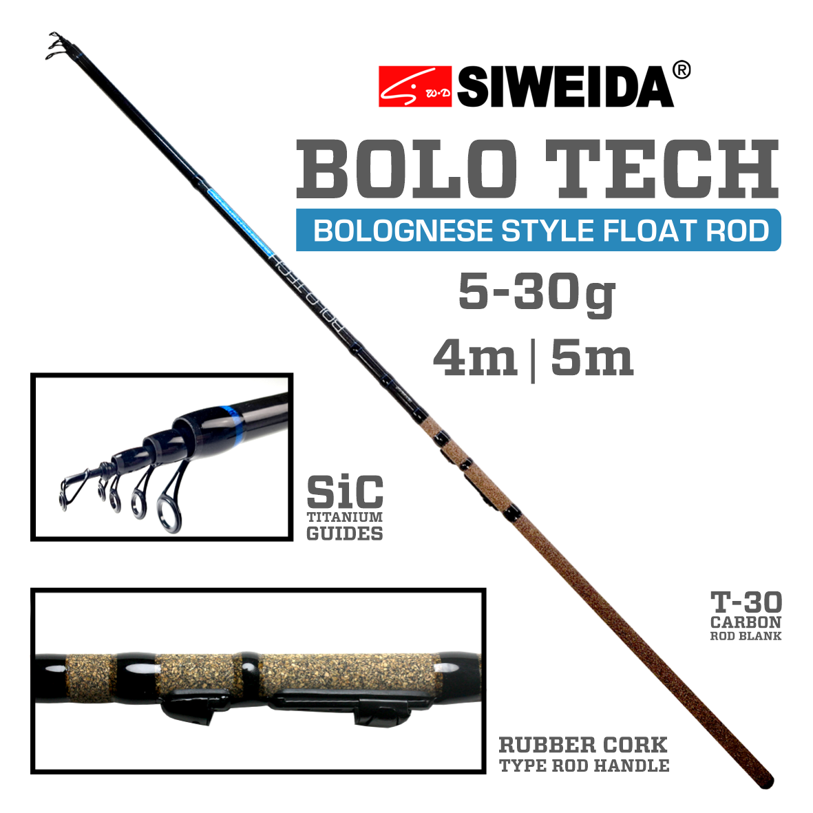 Plūdinė meškerė Siweida Bolo Tech