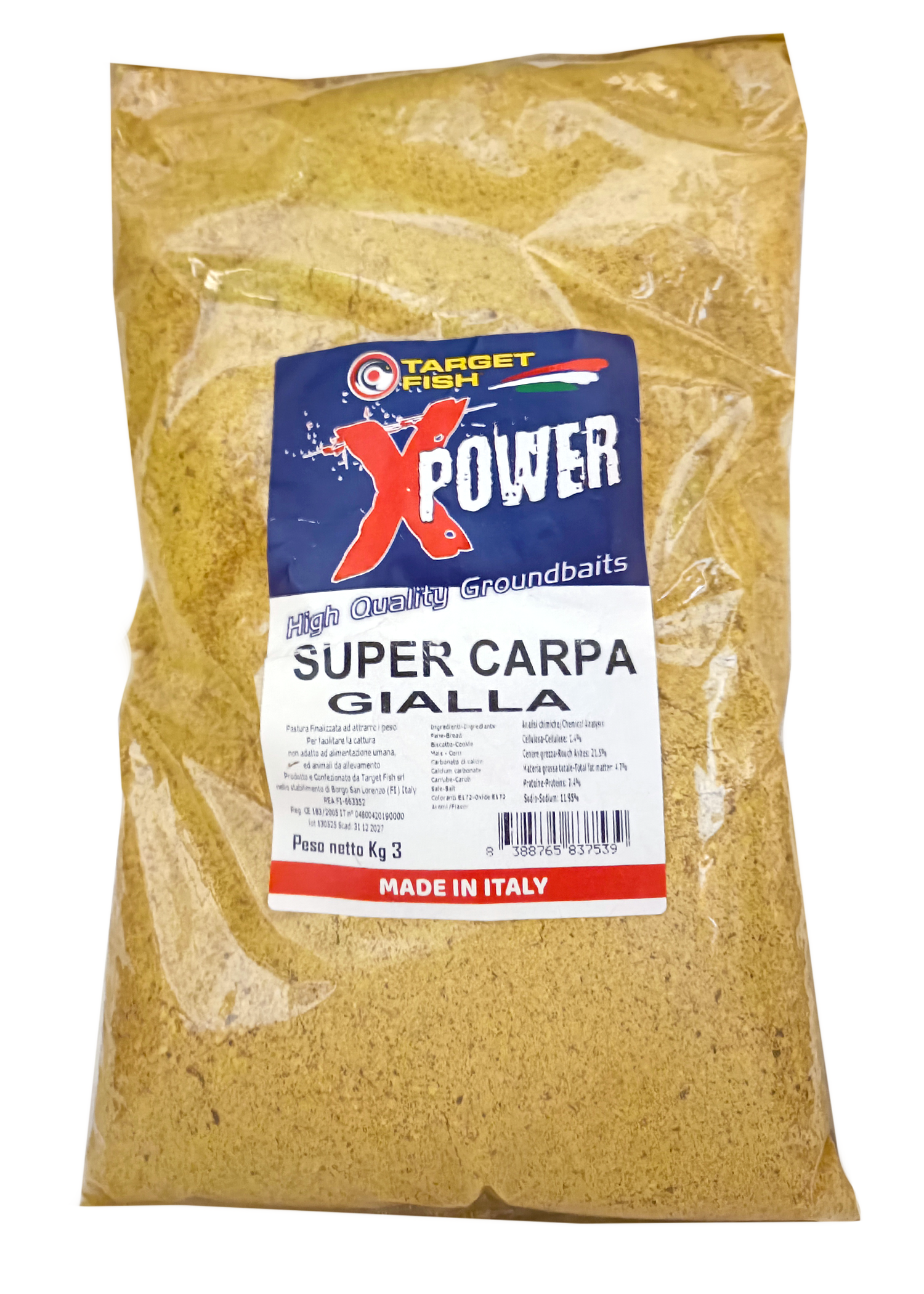 Jaukas Target Fish X-Power Super Carpa Gialla 3kg