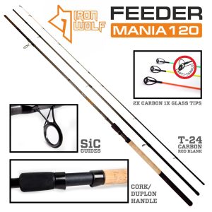 Dugninė meškerė Iron Wolf Feeder Mania